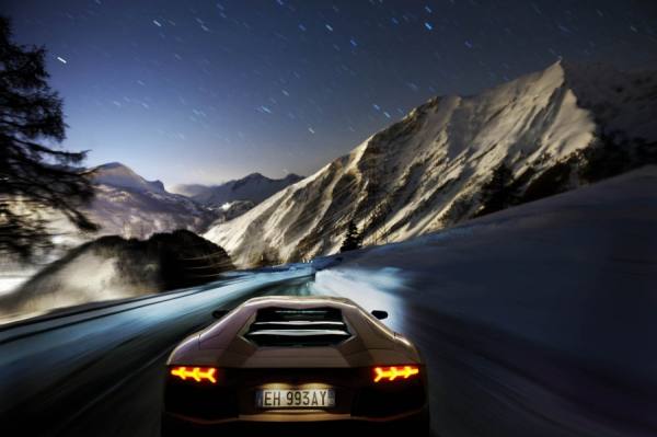 Photograph Bernd Kammerer Lamborghini Aventador on One Eyeland